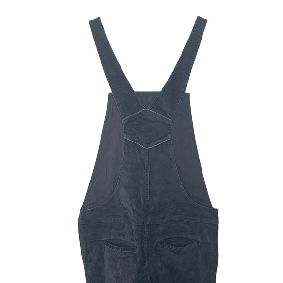 Zadig & Voltaire Corduroy Overalls Eagle‎ Embroidery Dark Grey Women's - Picture 3 of 12